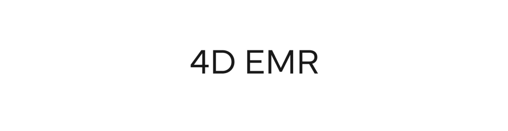 4D EMR logo text