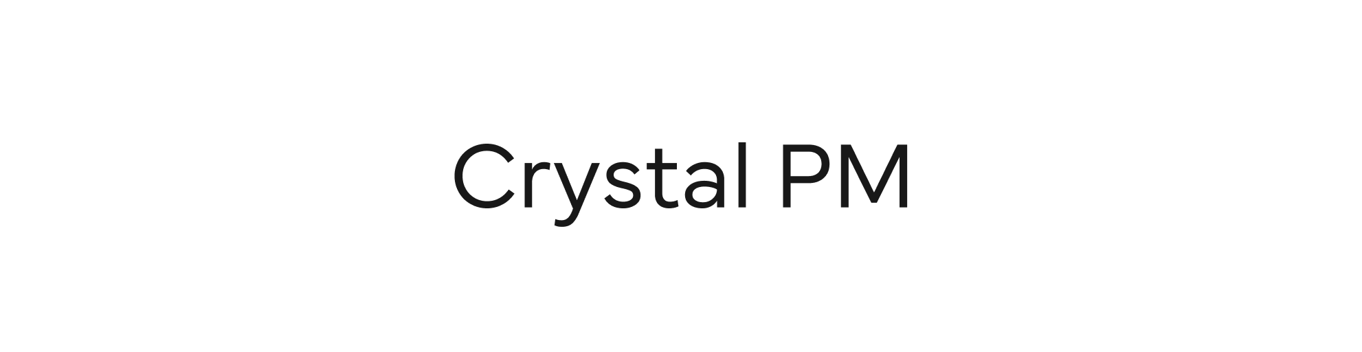 Crystal PM logo