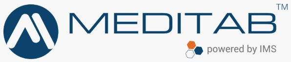 Meditab logo, powered by IMS