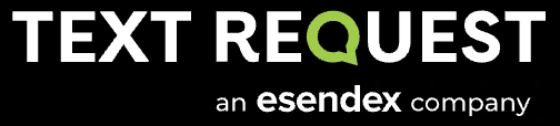 TEXT REQUEST an esendex company logo